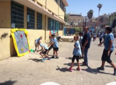  بالفيديو: مدرسة الزهراء بيافا تنظم يوماً رياضياً لطلابها 